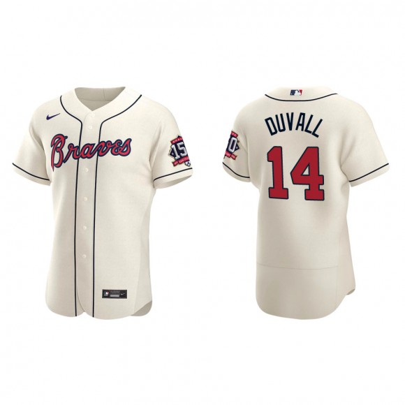 Adam Duvall Cream 2021 World Series 150th Anniversary Jersey