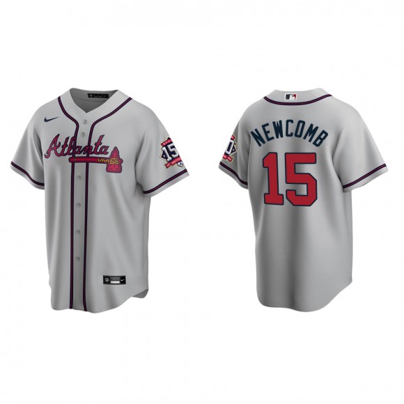 Sean Newcomb Gray 150th Anniversary Replica Jersey