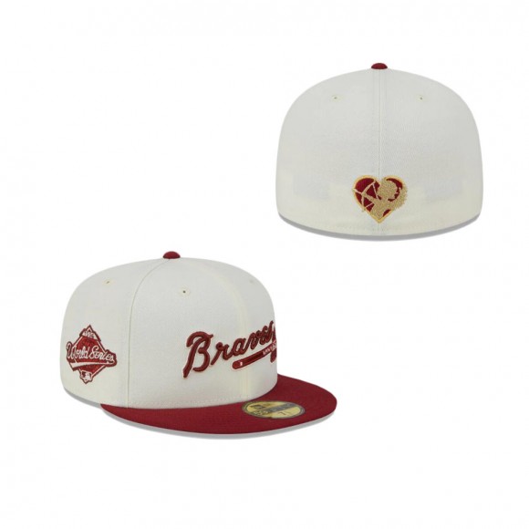 Atlanta Braves Be Mine 59FIFTY Fitted Hat