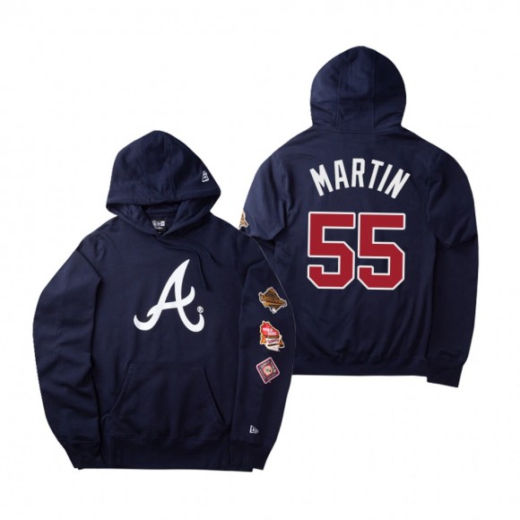 Atlanta Braves Chris Martin Blue World Champions Hoodie