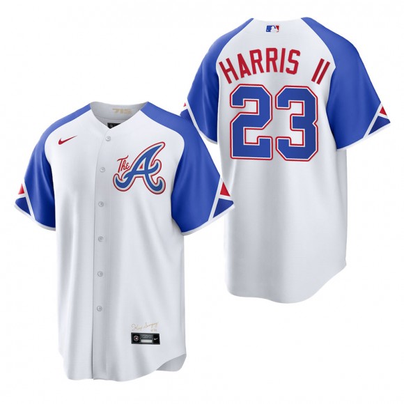 Michael Harris II Atlanta Braves White 2023 City Connect Replica Jersey